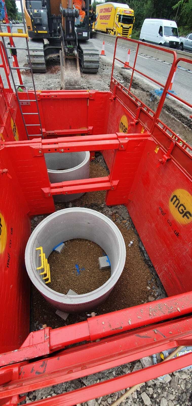 Installation of 1350 catchpits