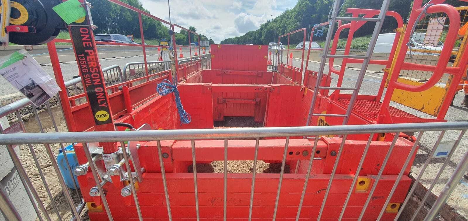 Tidy well installed manhole boxes